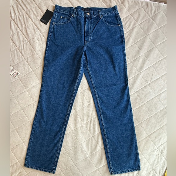 Valentino Men's Classic Indigo Straight Jeans - Picture 2 of 10